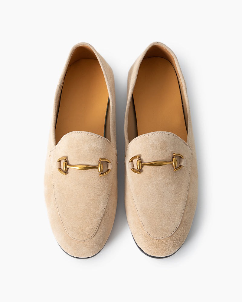 LarosaStyle loafers Alina Urban Elegance Suede Flat Loafers