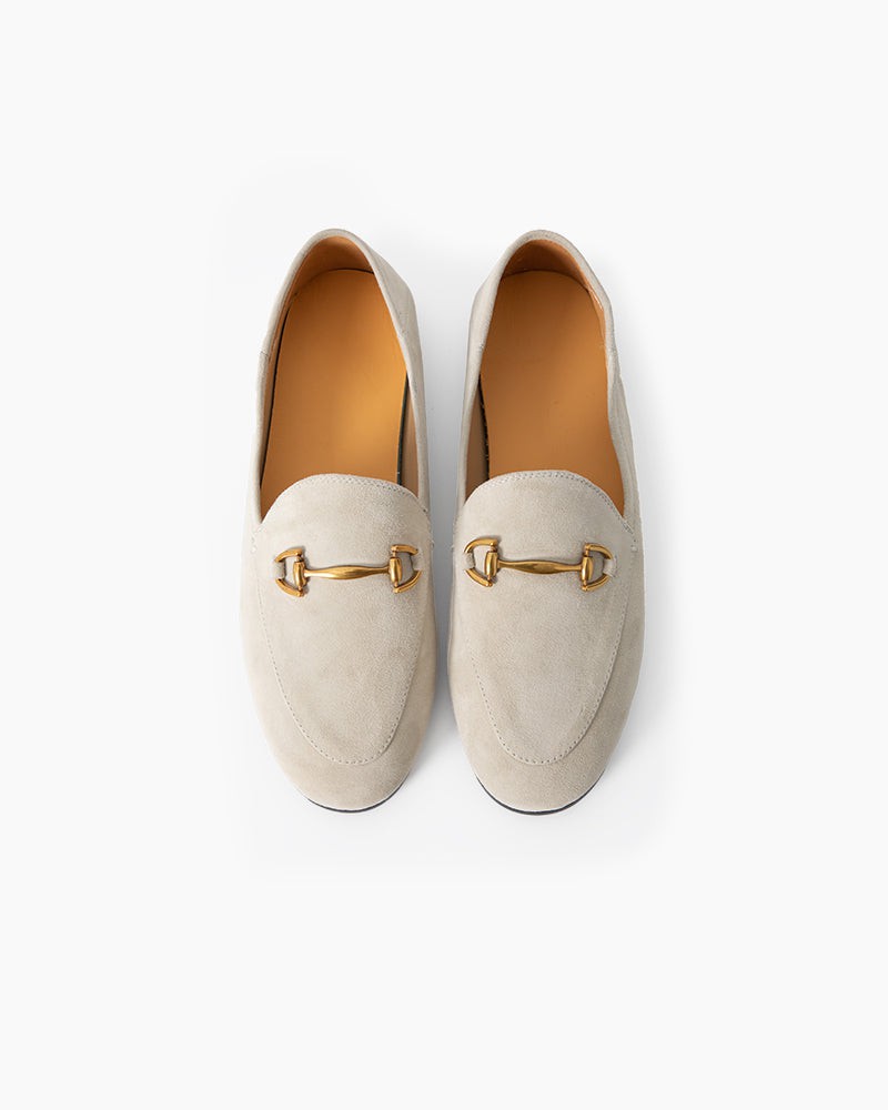 LarosaStyle loafers Alina Urban Elegance Suede Flat Loafers