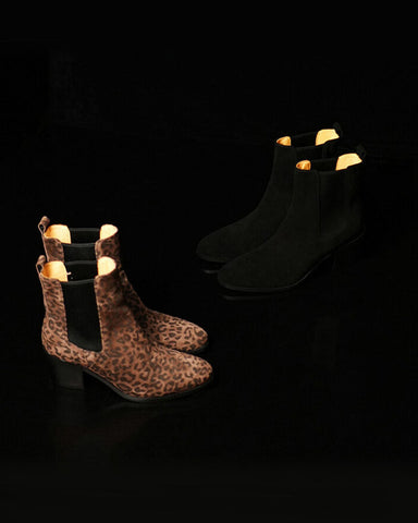 LarosaStyle Soft Suede Leather Ankle Boots