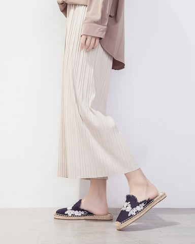 Flower-Embroidered-Espadrille-Linen-Flat-Mules-Sandals