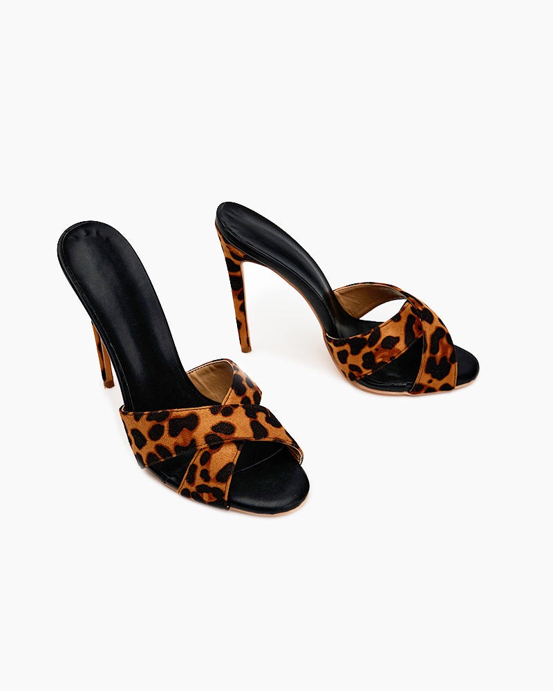 Women Casual Shoes Ladies Fashion Colored leopard print Leather Pointed Toe  Thin High Heel Casual Single Shoes High Heel Protectors For Shoes Women On  Grass Light High Heels Shoes For Women -