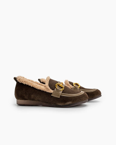 Horsebit-Classic-Metal-Buckle-Suede-Moccasin-Indoor-Outdoor-Slipper-Loafers