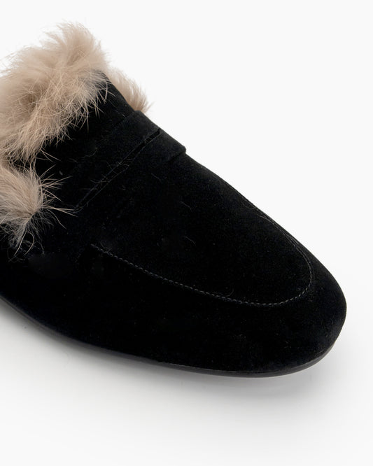 Minimalist-Fluffy-Flat-Lazy-Mules-flat-fur