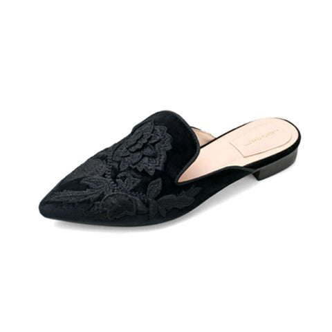 LarosaStyle mules Embroidery Mule Flats